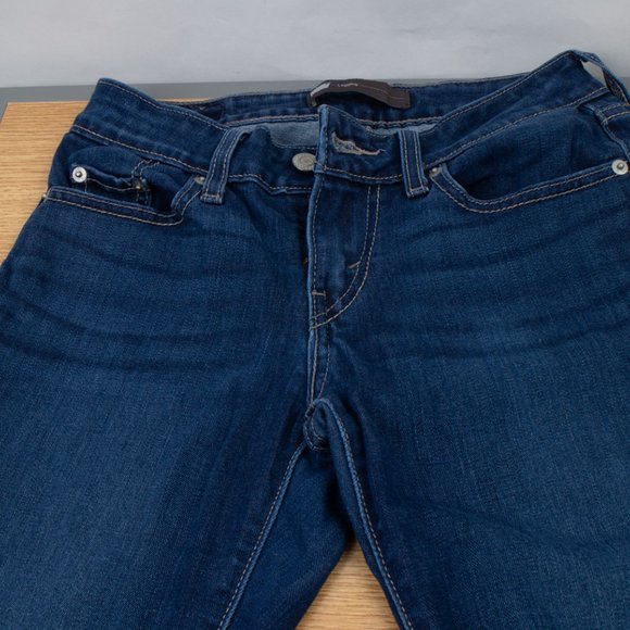 Levi's Leggings 1 (24 X 29) Women's Denim Jeans Medium Wash Zip Fly - Picture 10 of 15